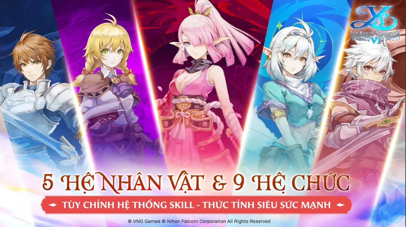 “Cực phẩm” game nhập vai Nhật Bản Ys 6 Mobile - The Ark of Napishtim chính thức ra mắt tại Việt Nam