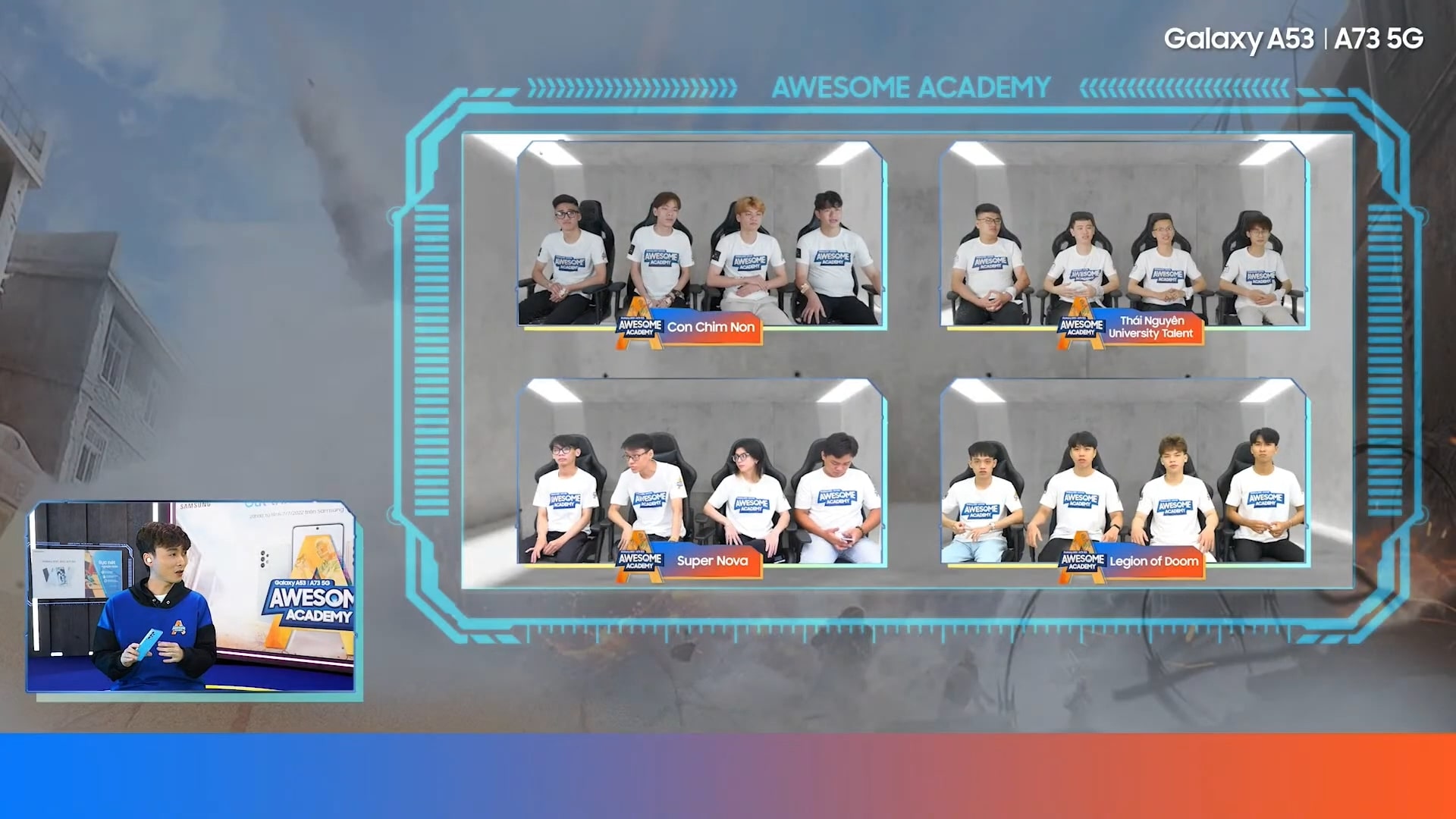 Trực tiếp Awesome Academy tập 2 của Samsung Galaxy A - "Ó sầm" gọi tên Bộ Bim tập 2 cùng các kiến thức bổ ích