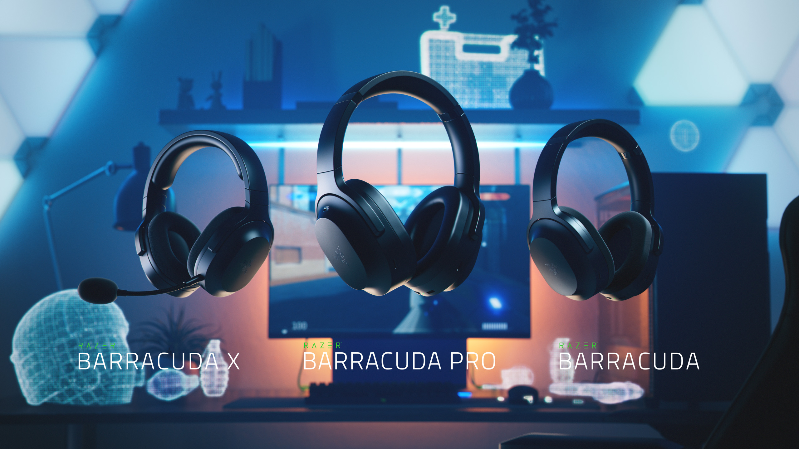 Tận hưởng trải nghiệm game với dòng tai nghe Razer Barracuda mới