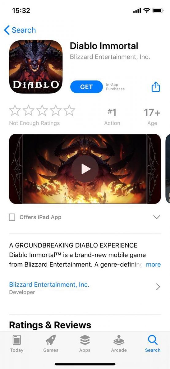 Hướng dẫn tải game Diablo Immortal trên điện thoại Android và iOS