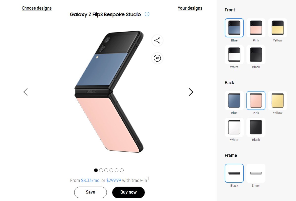 Galaxy Z Flip4 Bespoke Edition sẽ có nhiều tùy chọn màu hơn và sẽ có trên nhiều thị trường hơn
