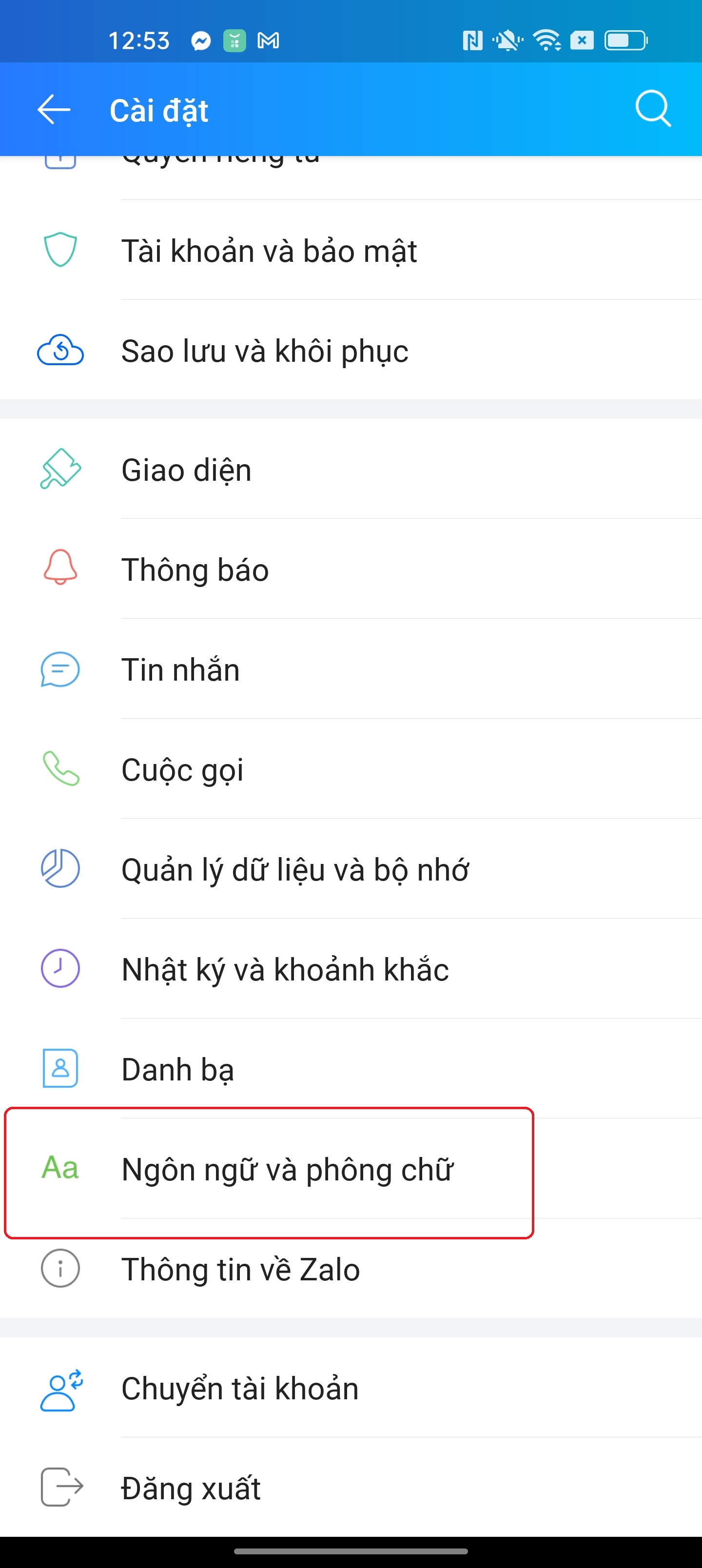 Hướng dẫn cách đổi font chữ trong Zalo trên iPhone