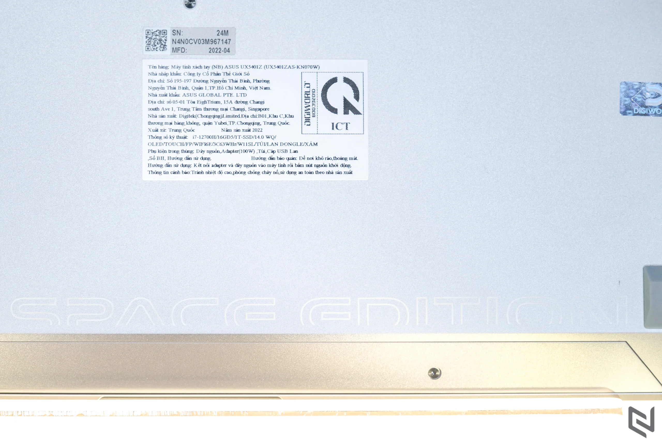 Trên tay ASUS Zenbook 14X OLED Space Edition: Siêu phẩm kỷ niệm hành trình chinh phục những vì sao