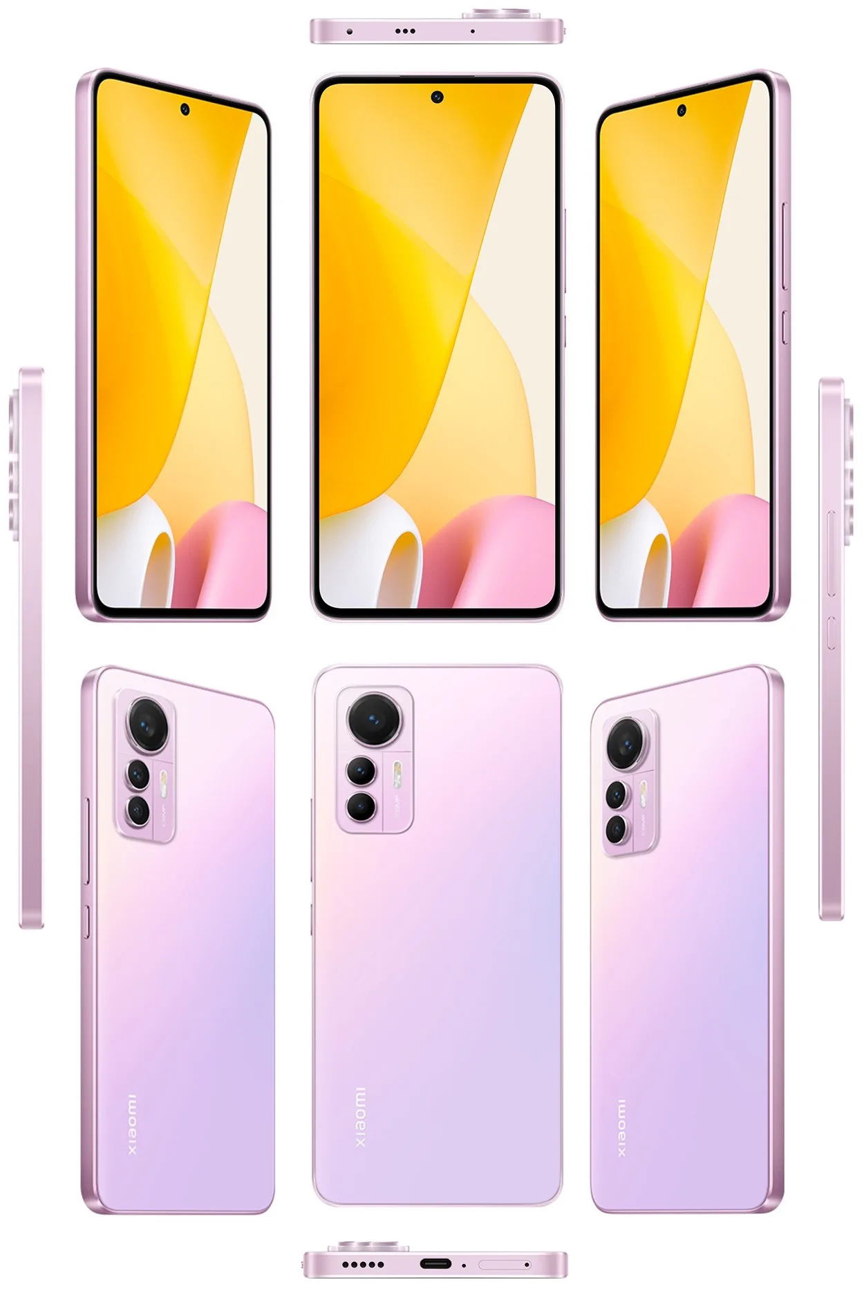 Lộ diện thiết kế Xiaomi 12 Lite với khung viền vuông