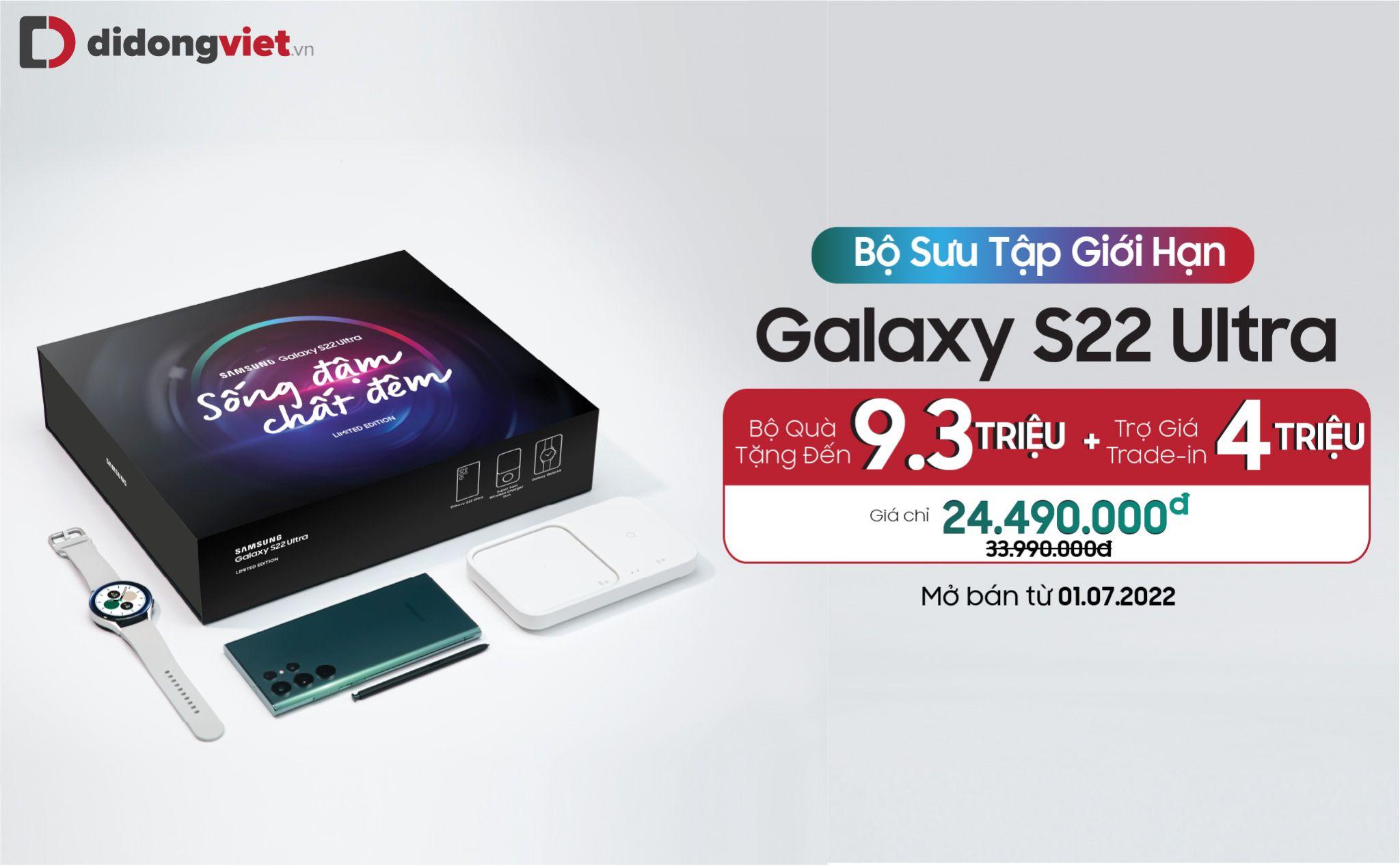 Galaxy S22 Ultra trở lại với phiên bản màu Xanh Zeta giới hạn, đặt trước tặng kèm bộ quà trị giá lên đến 13 triệu đồng
