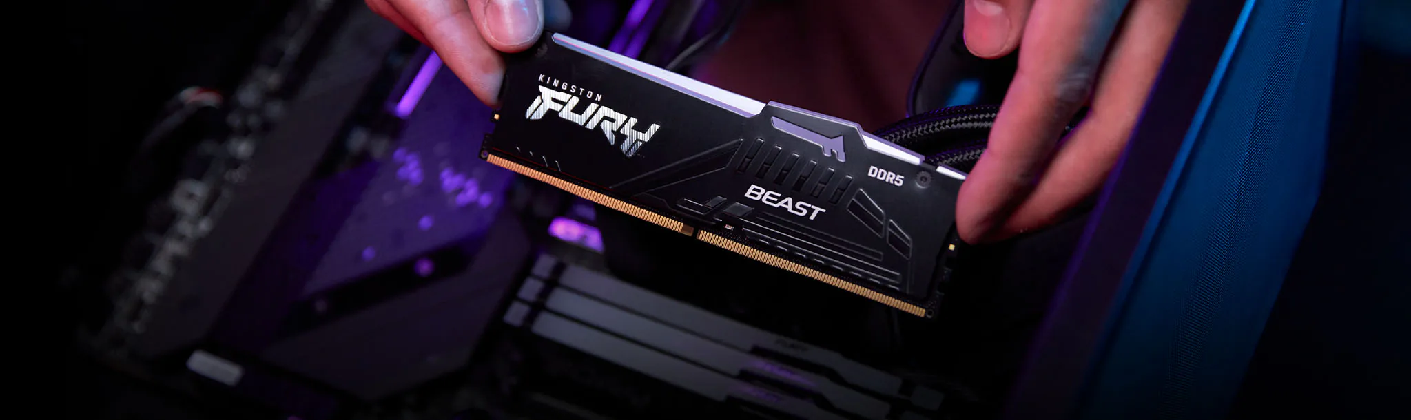 Kingston FURY Beast DDR5 RGB ra mắt, đèn RGB, tự động ép xung Plug N Play