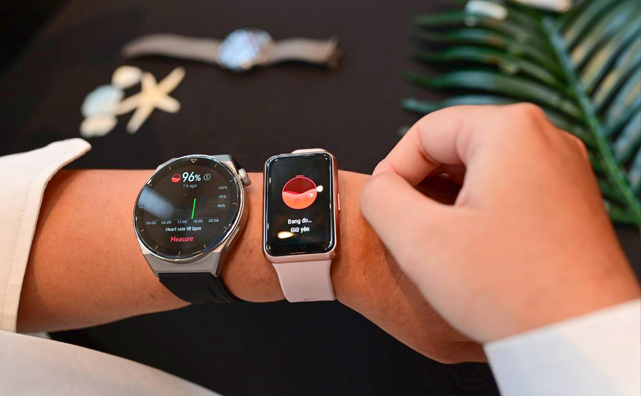 Người dùng công nghệ đón nhận các mẫu smartwatch mới của Huawei