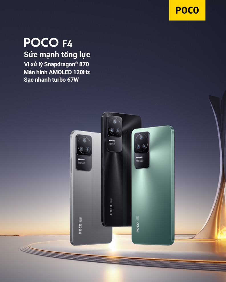 Ra mắt flagship POCO F4 cùng bộ vi xử lý Snapdragon 870