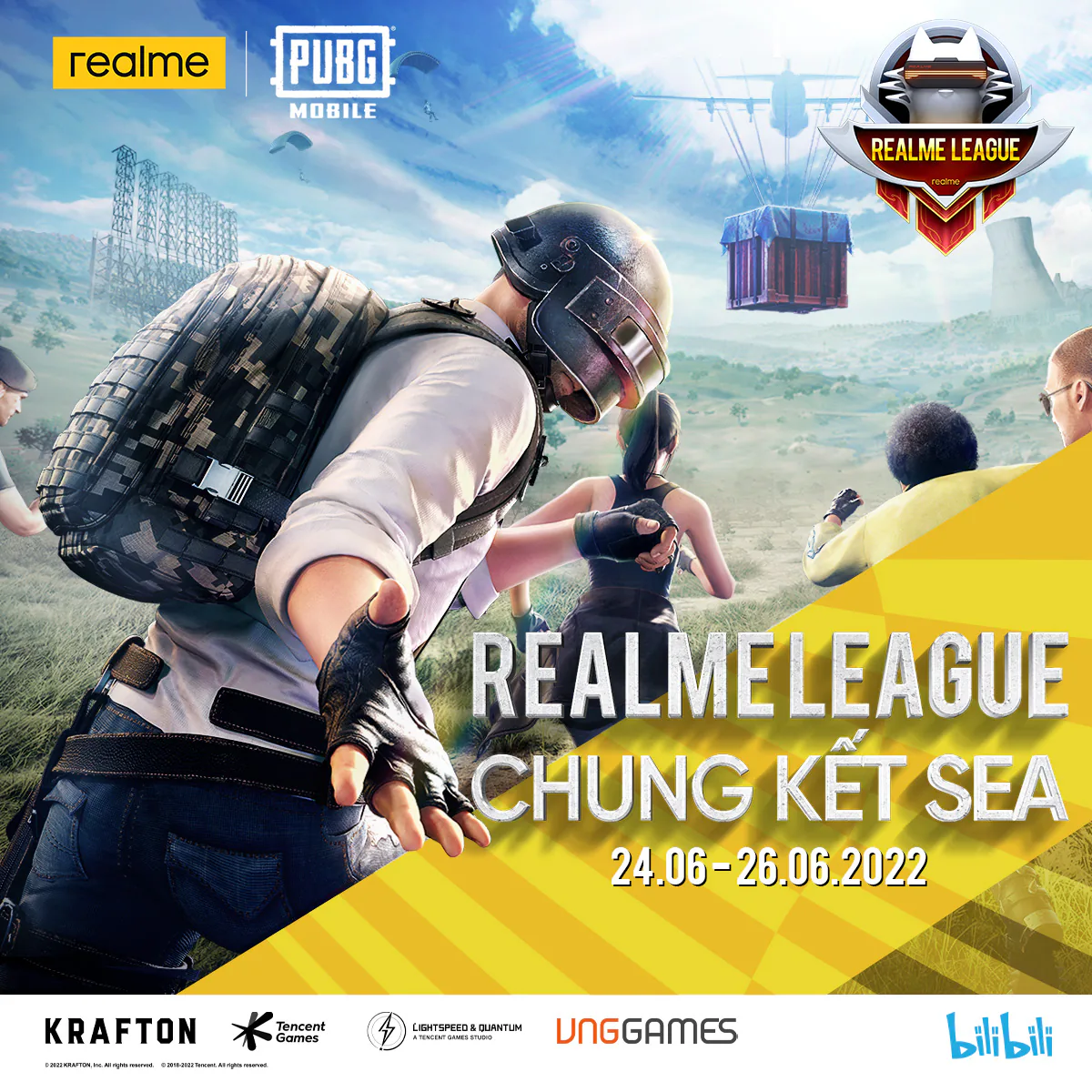 Giải đấu PUBG Mobile tầm cỡ khu vực đầu tiên được realme tổ chức sắp bước vào trận chung kết với loạt giải thưởng trăm triệu đồng