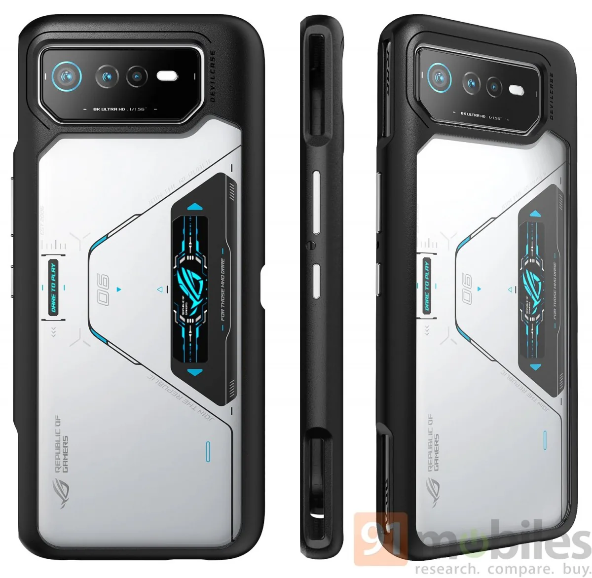 Lộ diện render ROG Phone 6 với thiết kế mới cùng với loạt phụ kiện
