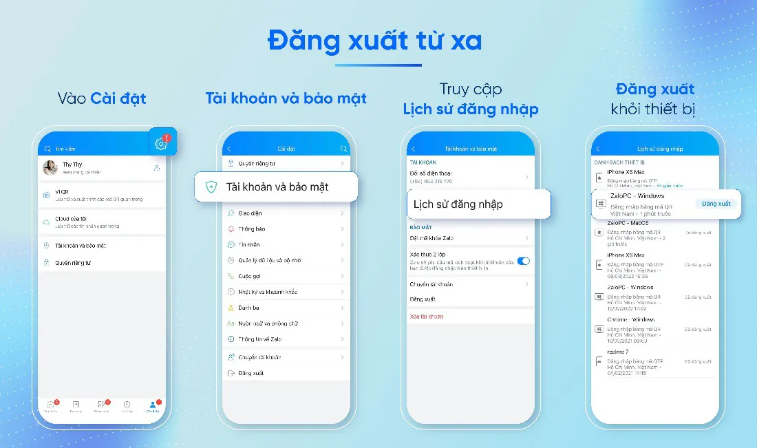 Hướng dẫn cài đặt bảo mật đúng cách cho tài khoản zalo của bạn