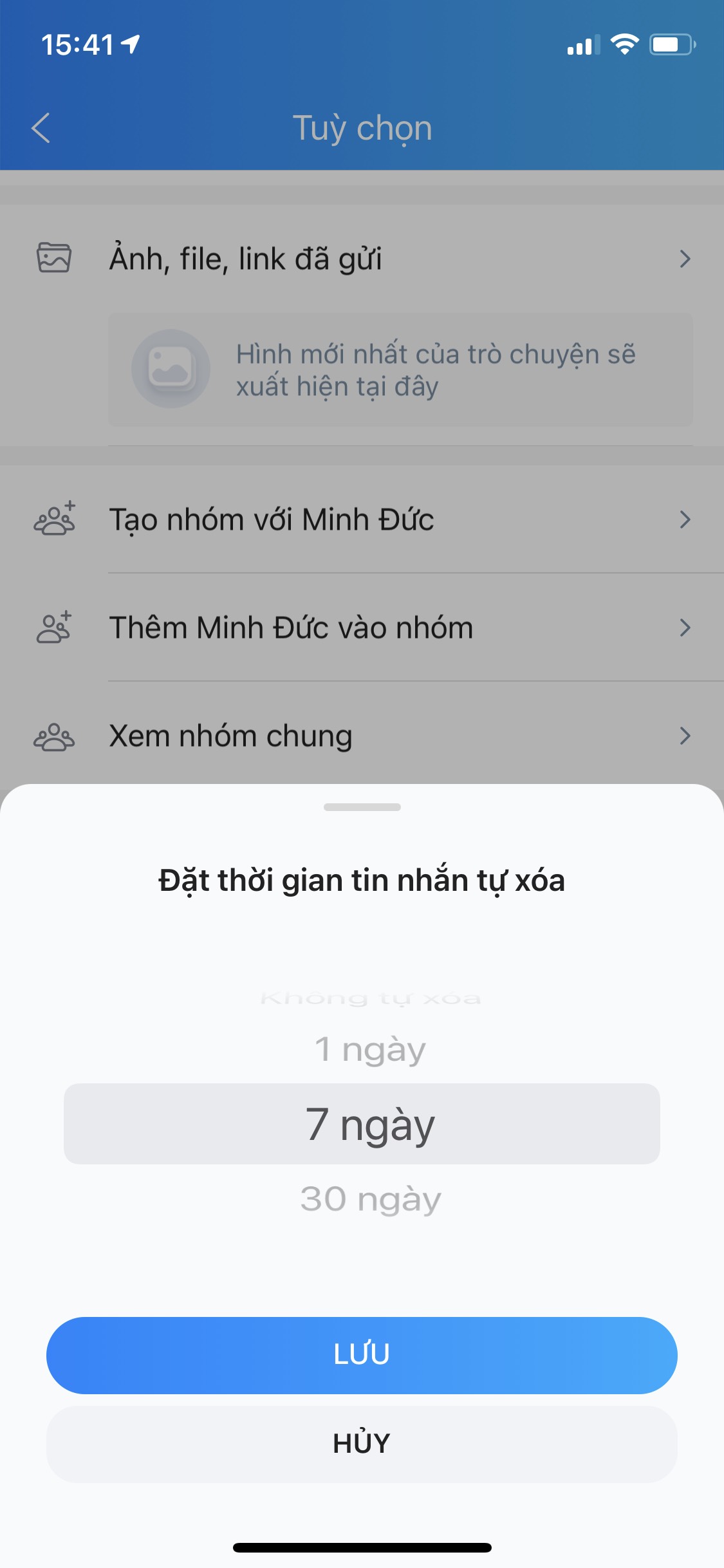 Hướng dẫn cách sử dụng tin nhắn tự xoá trên Zalo trên cả điện thoại lẫn máy tính