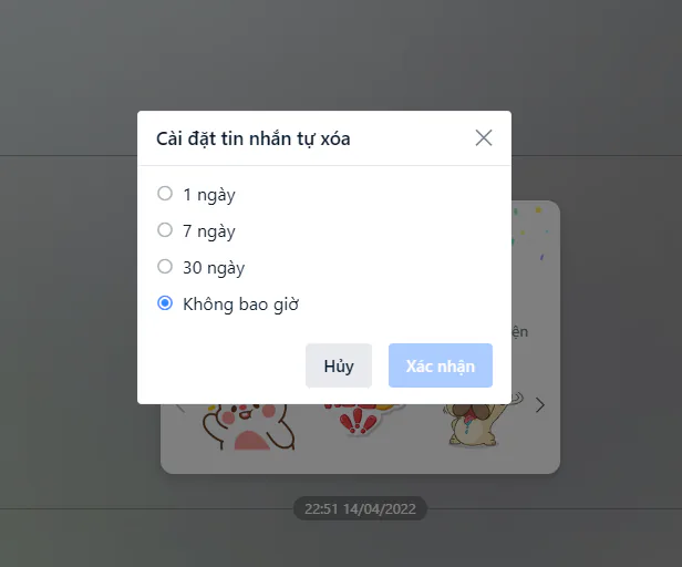Hướng dẫn cách sử dụng tin nhắn tự xoá trên Zalo trên cả điện thoại lẫn máy tính