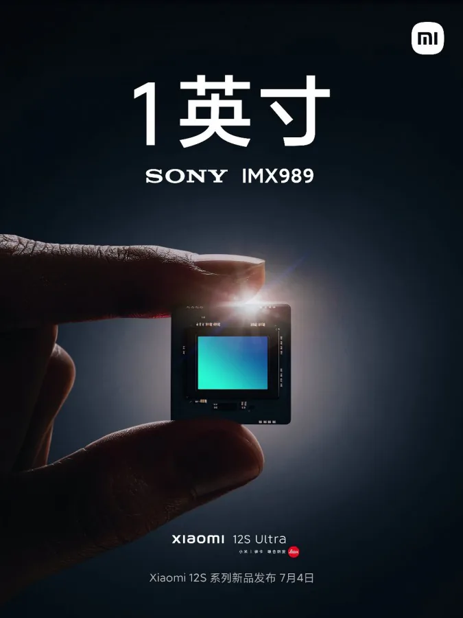 Xiaomi 12S Ultra sẽ được trang bị cảm biến ảnh 1-inch Sony IMX989