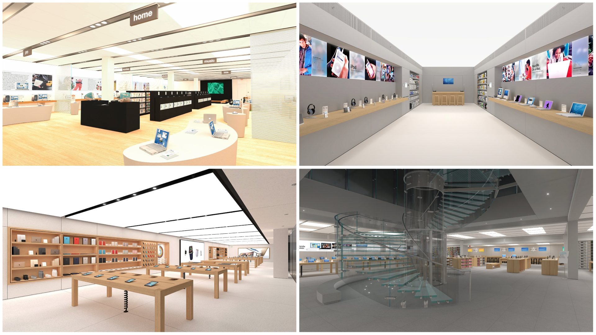 Ghé thăm cửa hàng Apple Store đầu tiên thông qua hình ảnh 3D từ ứng dụng Mac mới