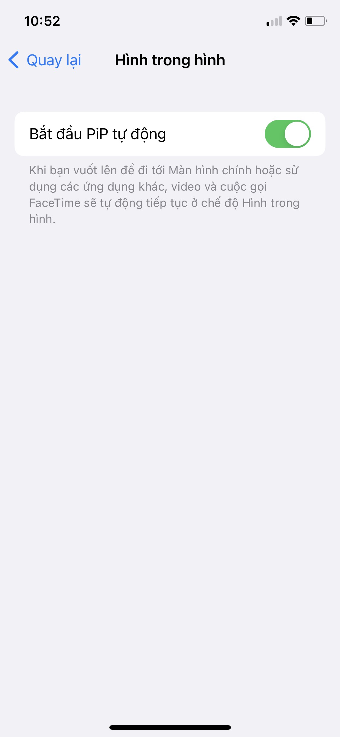 Hướng dẫn cách tắt tính năng Picture ing Picture trên iPhone