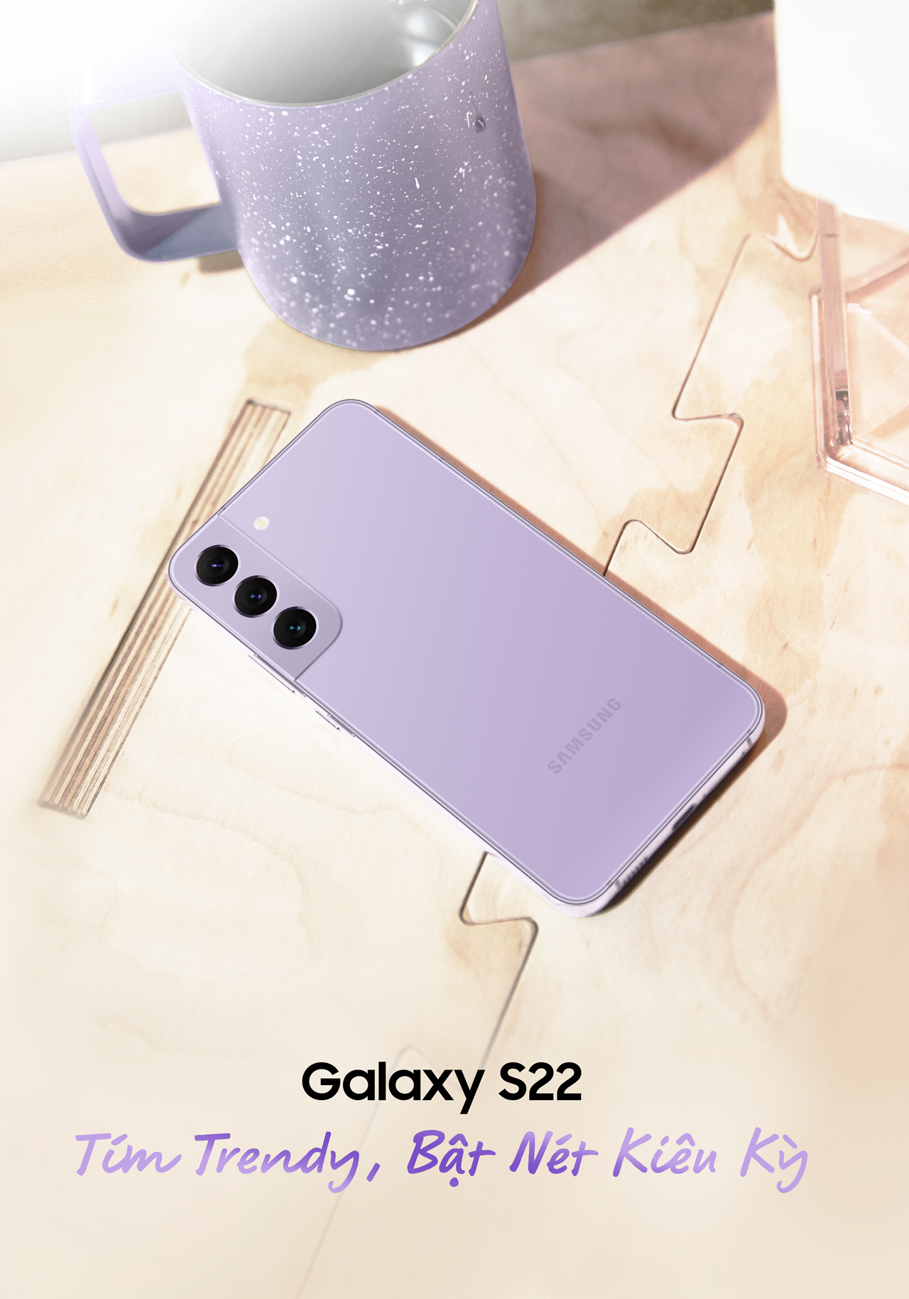 FPT Shop độc quyền bán Galaxy S22 Bora Purple, ưu đãi đến 6.29 triệu cho khách đặt trước