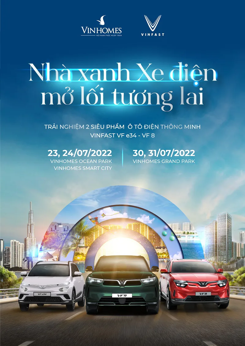 Vinhomes và VinFast tổ chức sự kiện trải nghiệm bộ đôi “Nhà xanh - Xe điện” tại Hà Nội và TP. HCM