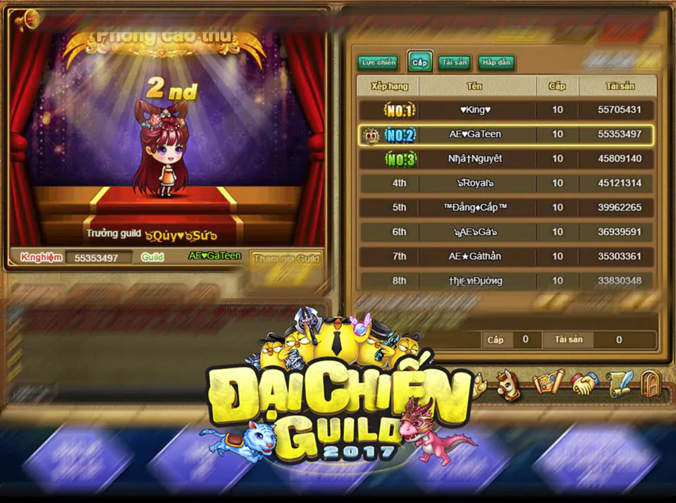 Khởi tranh Đại Chiến Guild 2022 - Giải đấu khủng nhất Gunny PC với tổng giải thưởng đến 155 triệu VND