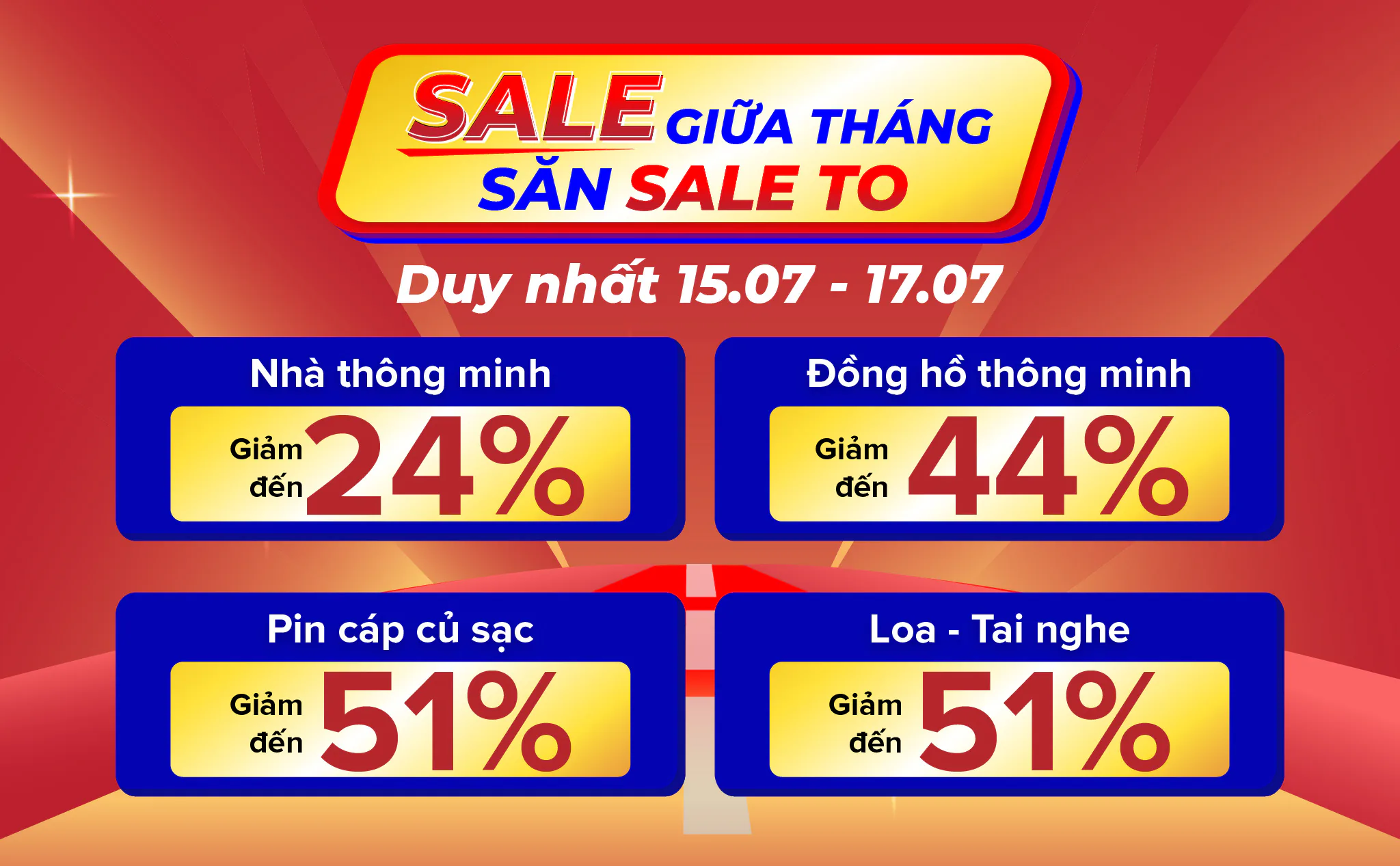 Smartphone giảm sâu hơn 8 triệu, phụ kiện giảm đến 65% dịp cuối tuần