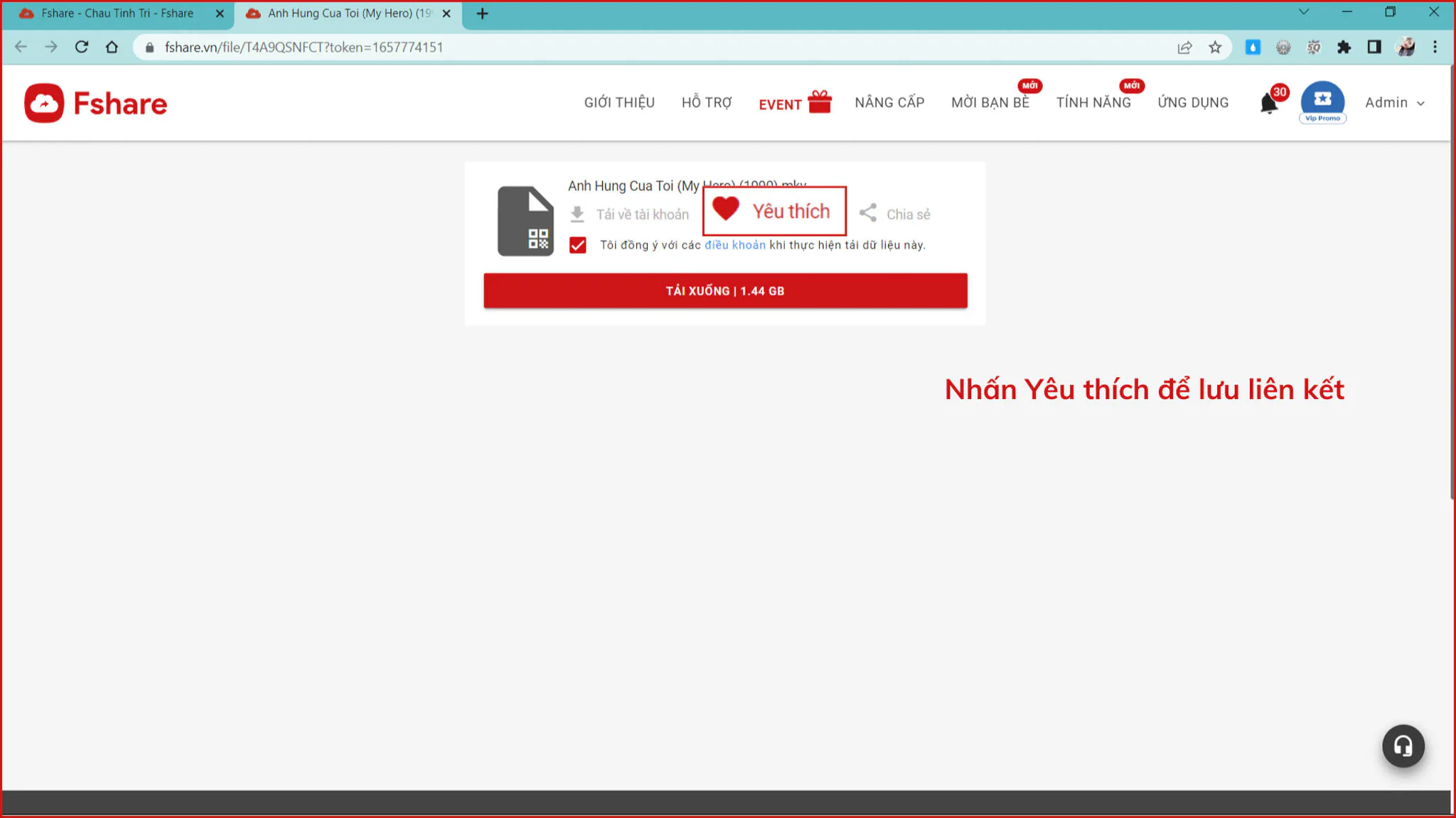 Favourite – Thủ thuật giải trí nhanh nhất trên Fshare mà bạn nên biết