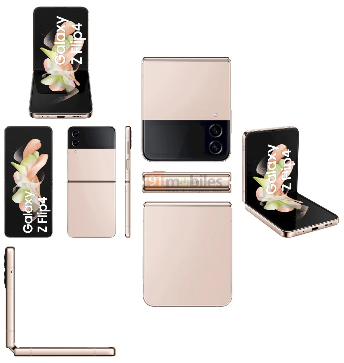 Loạt ảnh mới cho thấy các tuỳ chọn màu sắc của Galaxy Z Fold4 cực kỳ đẹp, đặc biệt là màu Beige