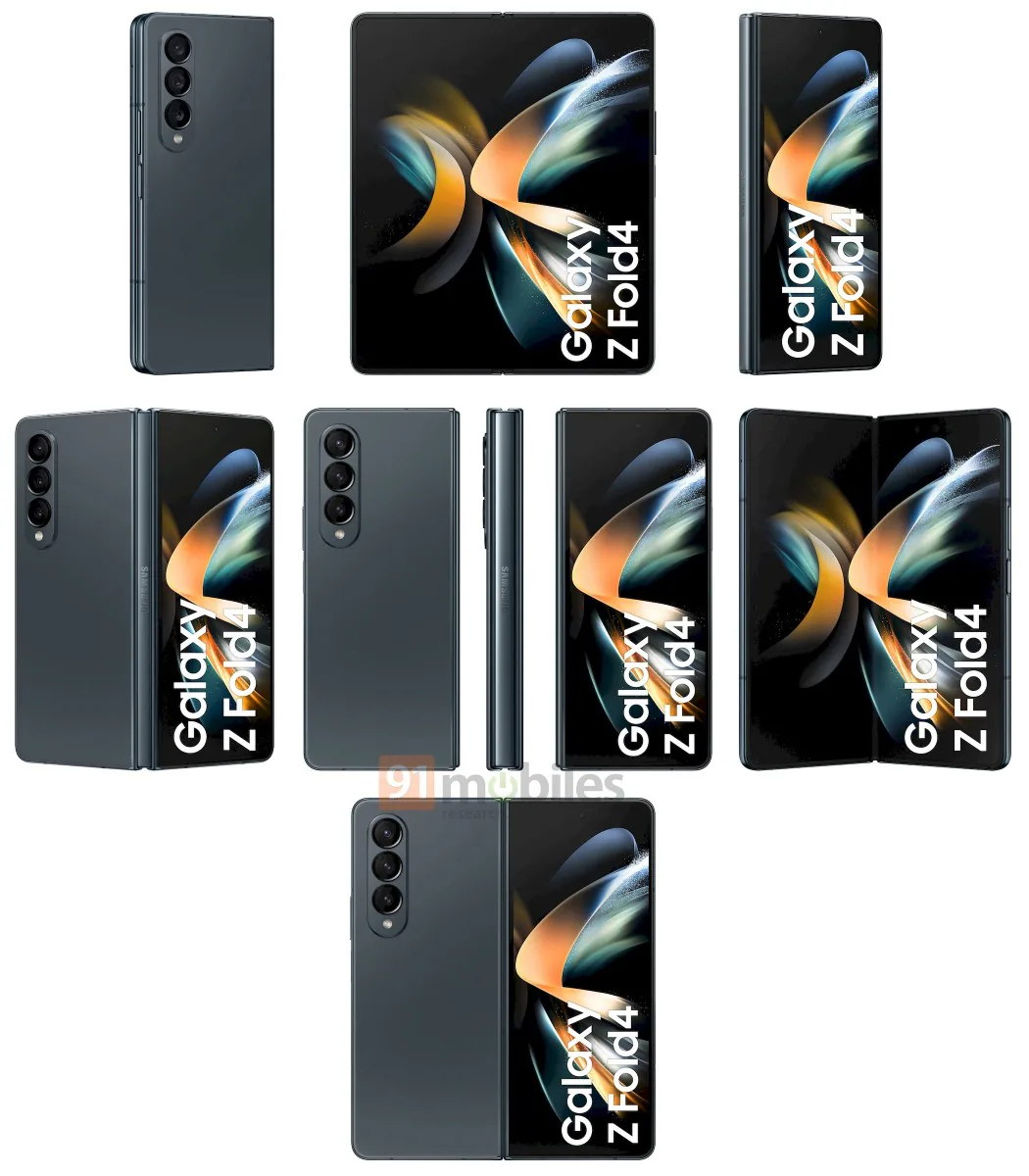 Loạt ảnh mới cho thấy các tuỳ chọn màu sắc của Galaxy Z Fold4 cực kỳ đẹp, đặc biệt là màu Beige