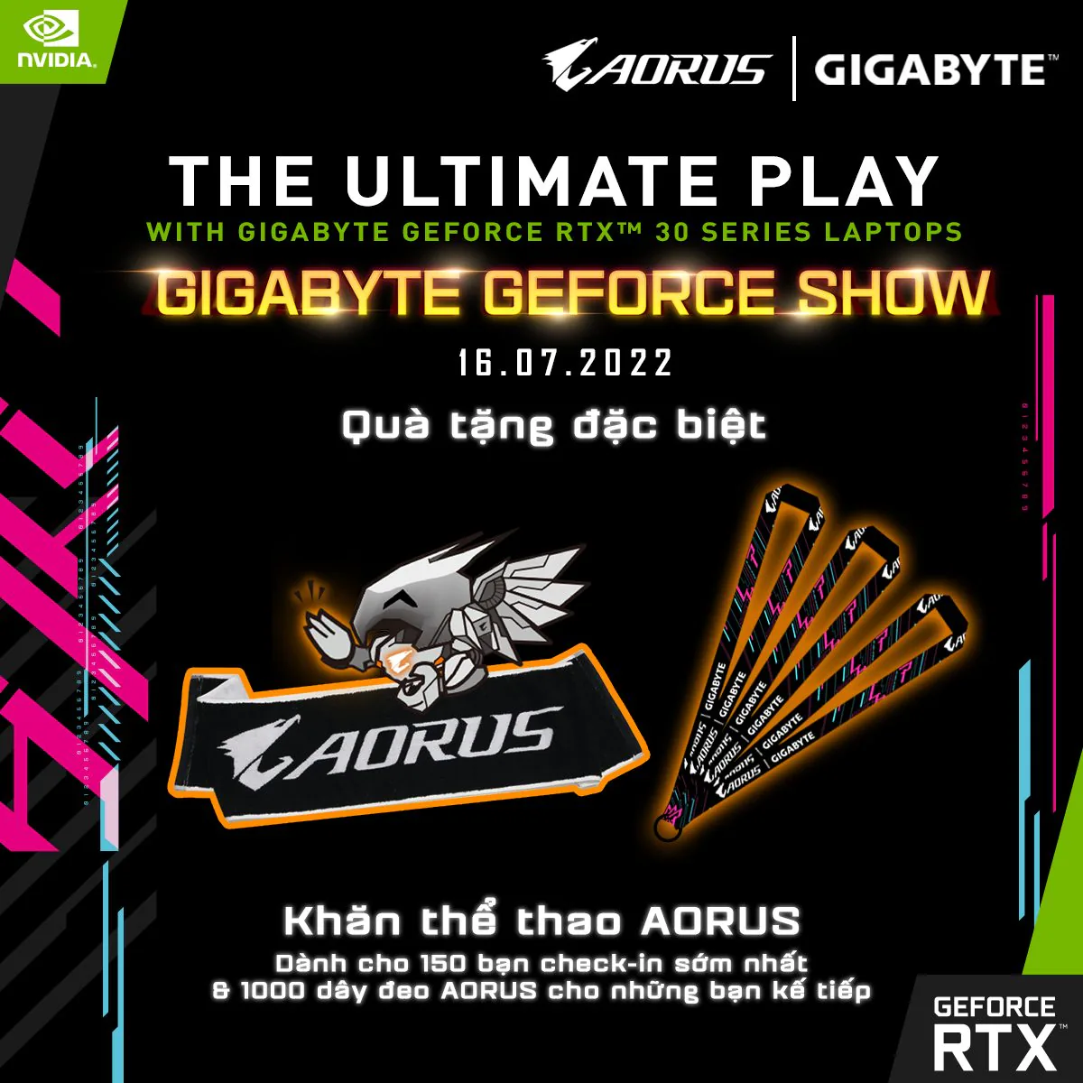 GIGABYTE tổ chức Offline Event siêu khủng "GIGABYTE Geforce Show" tại TP. HCM