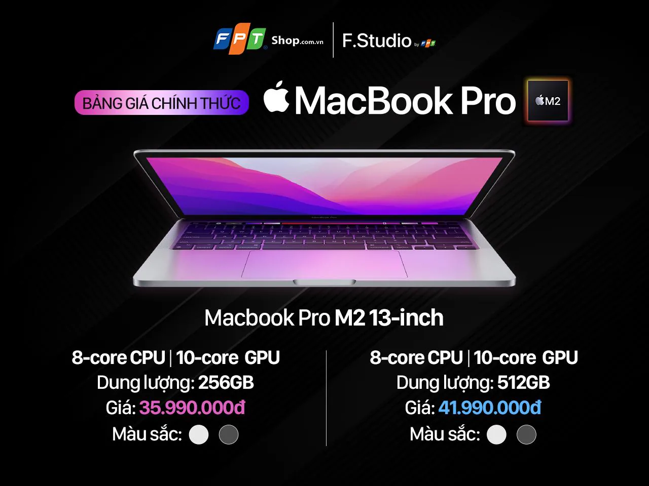 FPT Shop bất ngờ mở bán sớm MacBook Pro M2 2022