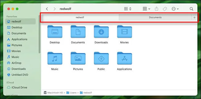 Hướng dẫn cách dùng tab của Finder trên macOS