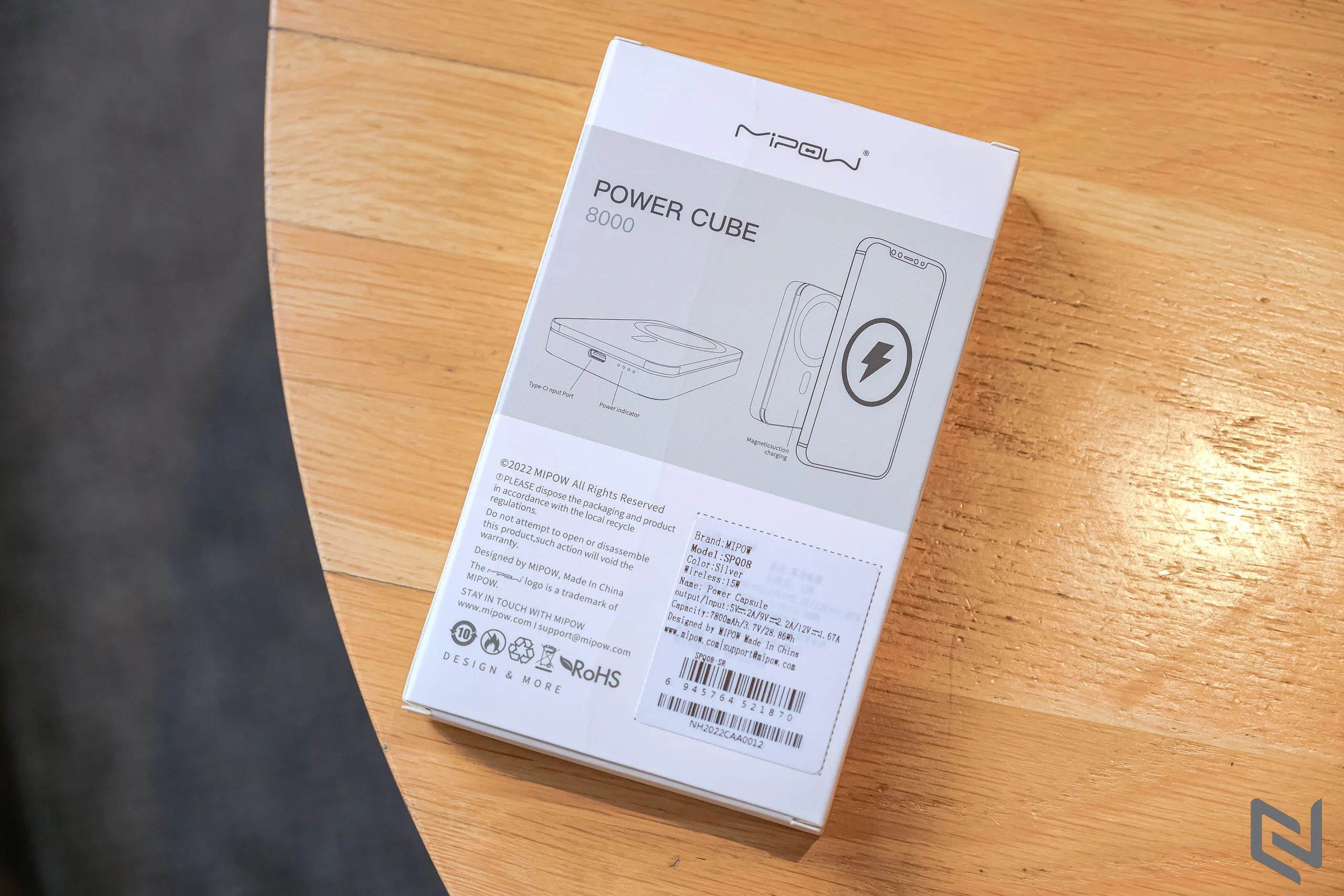 Trên tay sạc dự phòng Magsafe 15W Mipow Power Cube 8000mAh cho iPhone