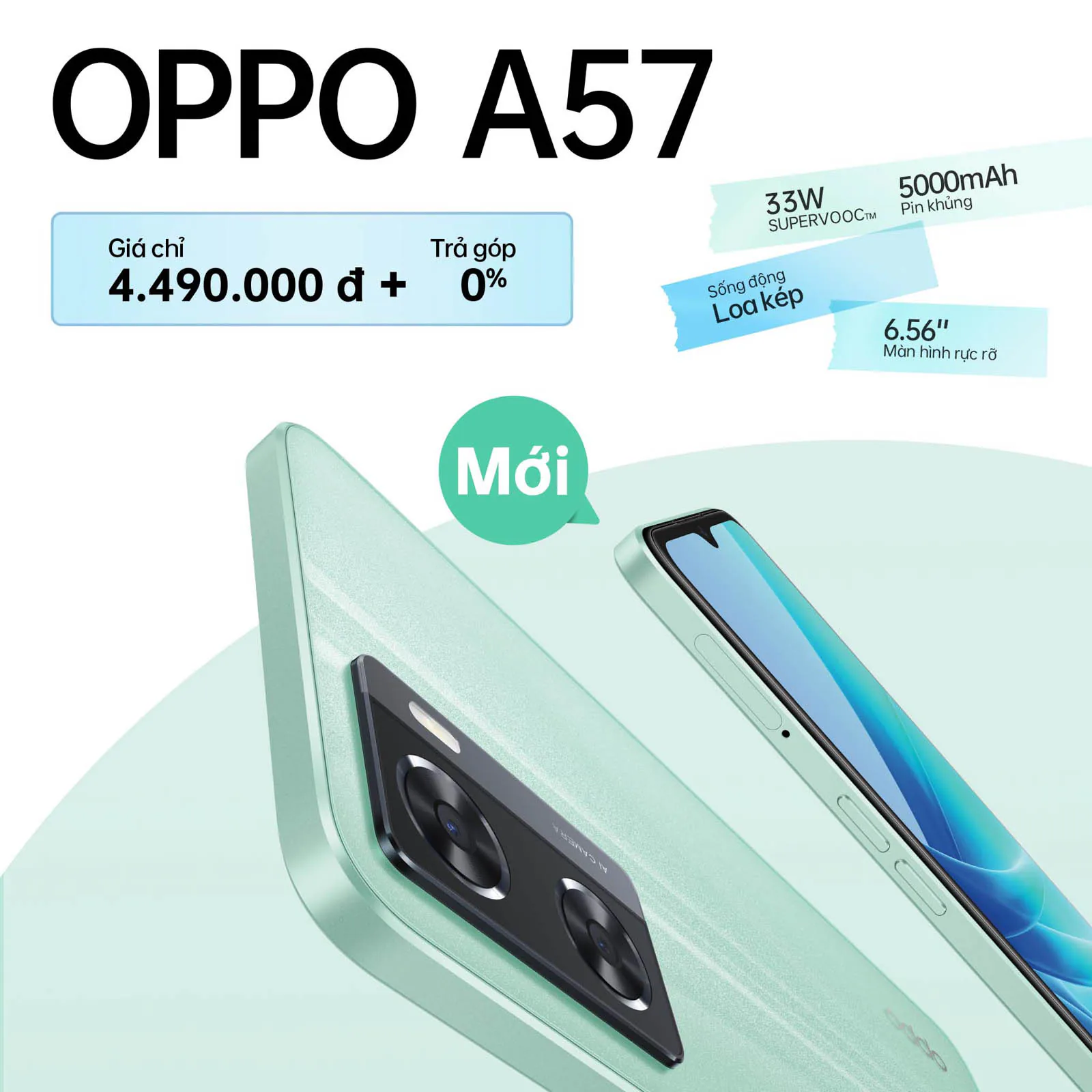 OPPO ra mắt A96 và A57: Thiết kế thời thượng, sạc nhanh nhất trong phân khúc