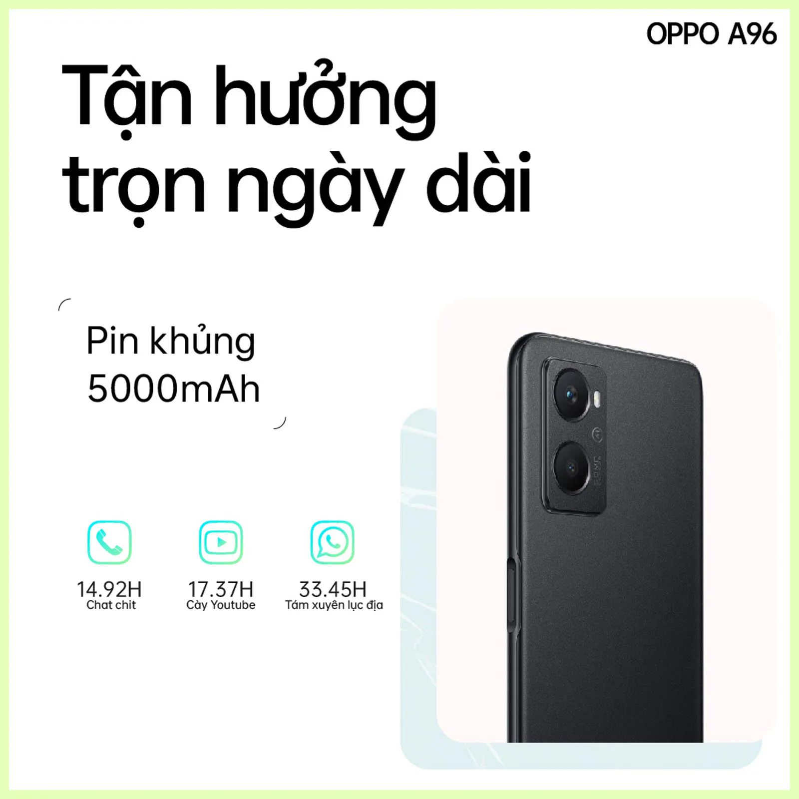 OPPO ra mắt A96 và A57: Thiết kế thời thượng, sạc nhanh nhất trong phân khúc