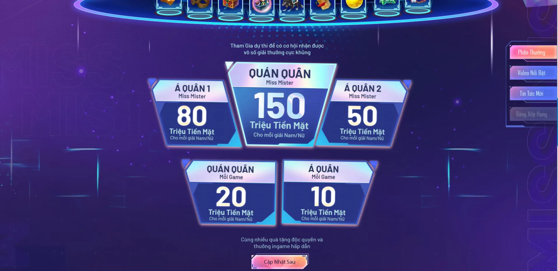 Cuộc thi nhan sắc Miss & Mister VLTK 2022 chính thức trở lại với quy mô giải thưởng lên đến 45 tỷ đồng