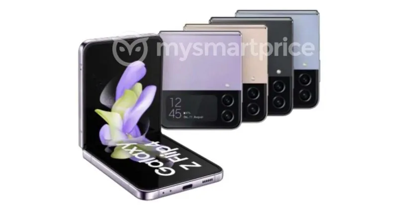 Xuất hiện loạt ảnh render chính thức đầu tiên của Galaxy Z Fold4 và Z Flip4