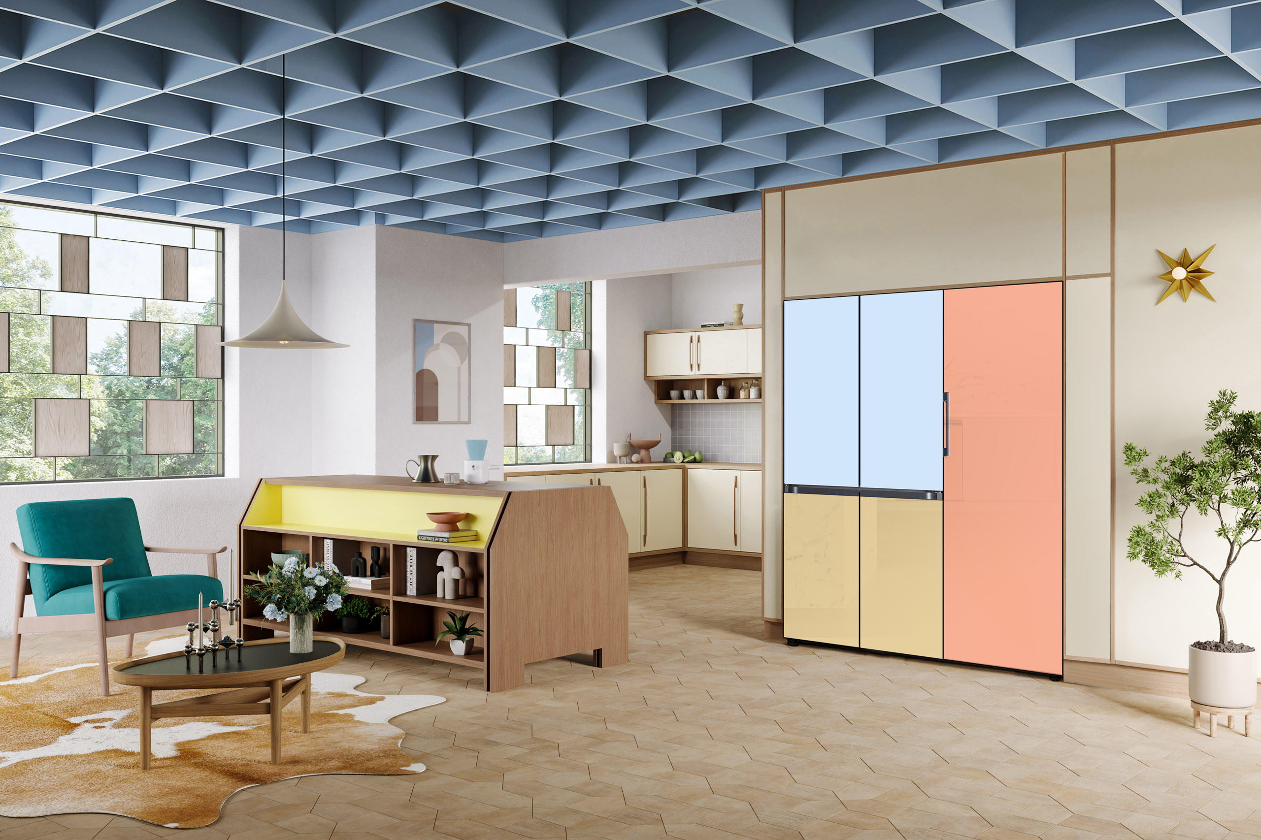 7 màu mới cho tủ lạnh Bespoke 2022: Vô vàn tùy biến, thăng hạng không gian bếp của gia chủ