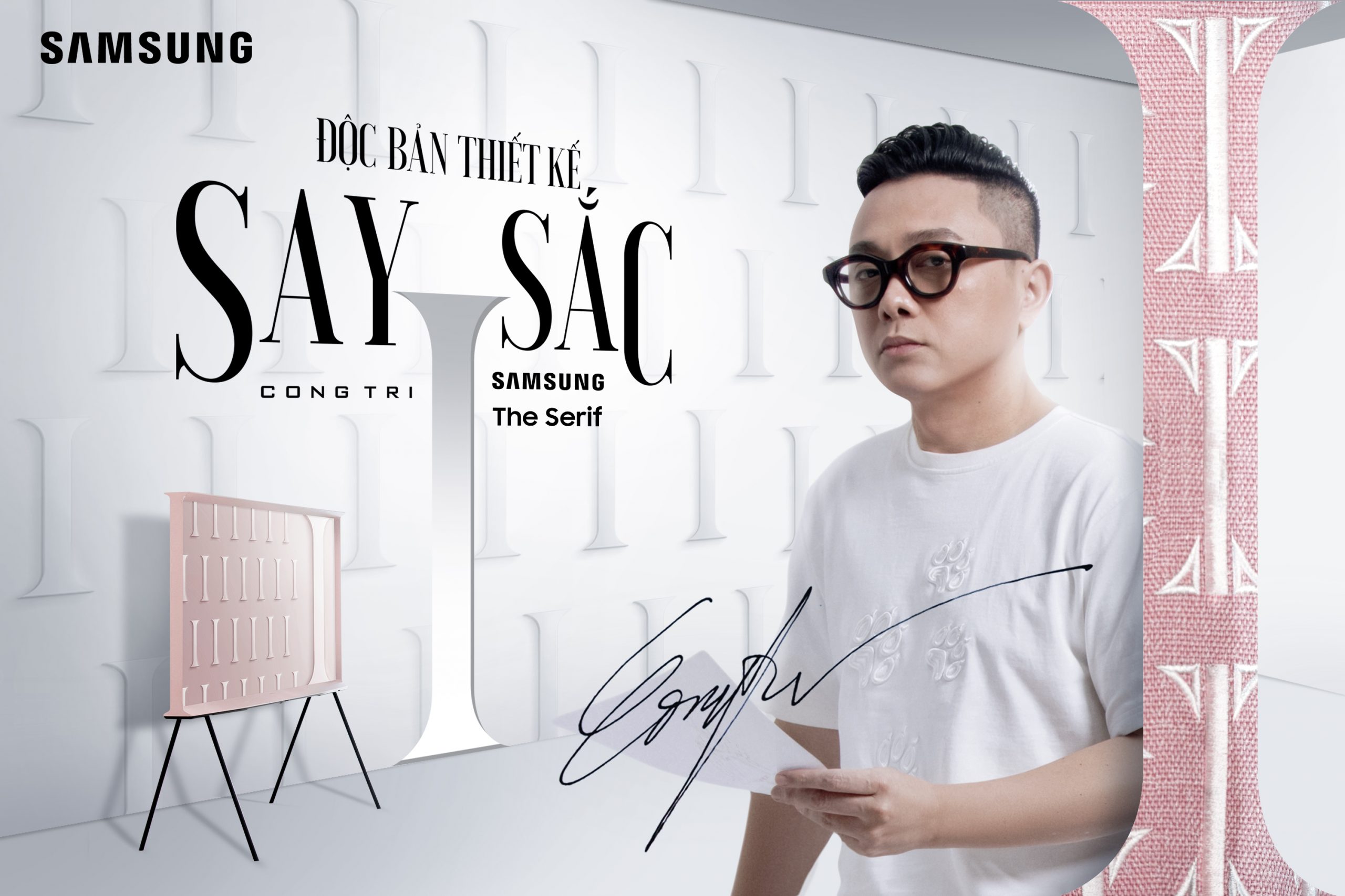 Samsung hợp tác NTK Công Trí giới thiệu bộ “Thiết kế độc bản – Say Sắc I” lấy cảm hứng từ TV The Serif