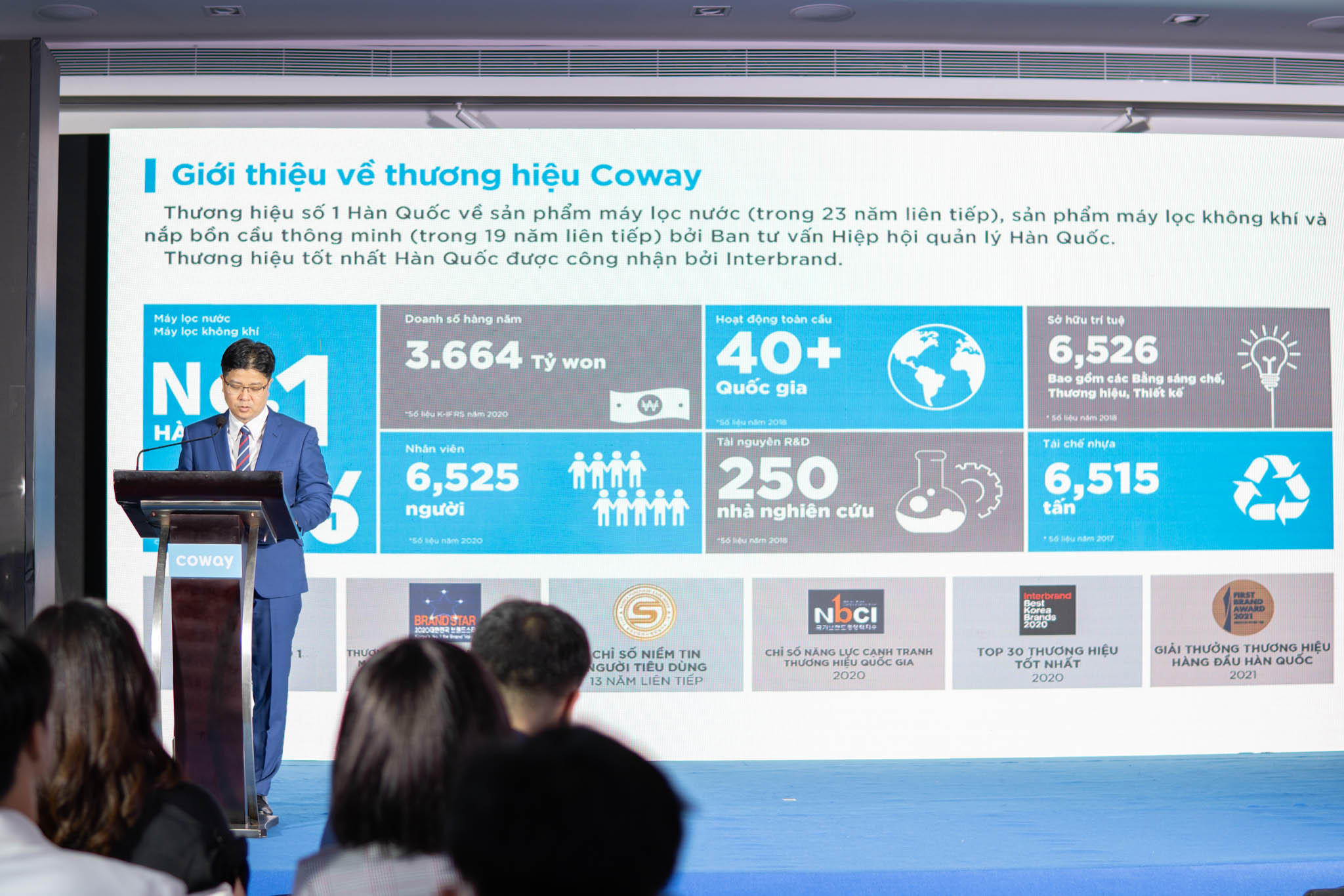 Coway ra mắt loạt sản phẩm máy lọc nước và máy lọc không khí tại Việt Nam