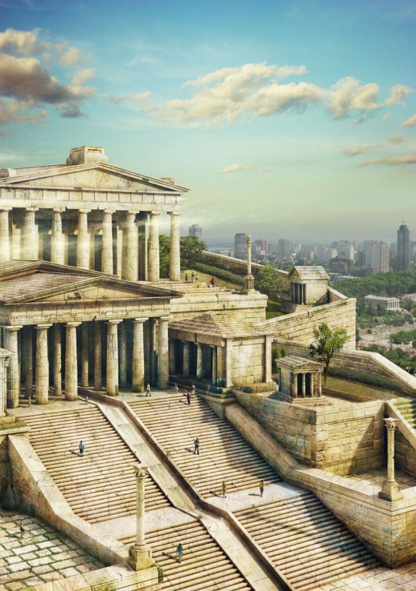 Loạt ảnh cho thấy sự hùng vĩ của 10 kỳ quan thế giới cổ đại nếu chưa sụp đổ và vẫn tồn tại đến ngày nay