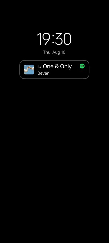 Spotify được tích hợp đặc biệt vào ColorOS 13, bao gồm cả widget trên màn hình Always On Display