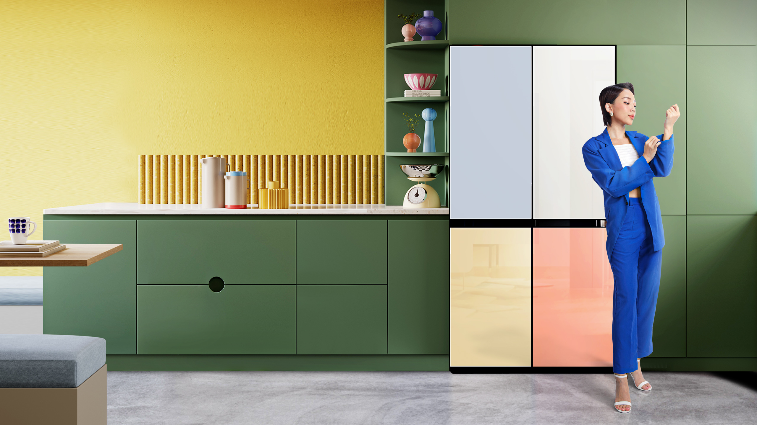 7 màu mới cho tủ lạnh Bespoke 2022: Vô vàn tùy biến, thăng hạng không gian bếp của gia chủ