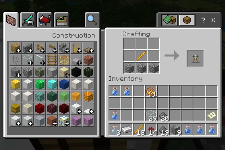 Hướng dẫn cách chế tạo các loại lọ thuốc phổ biến trong Minecraft