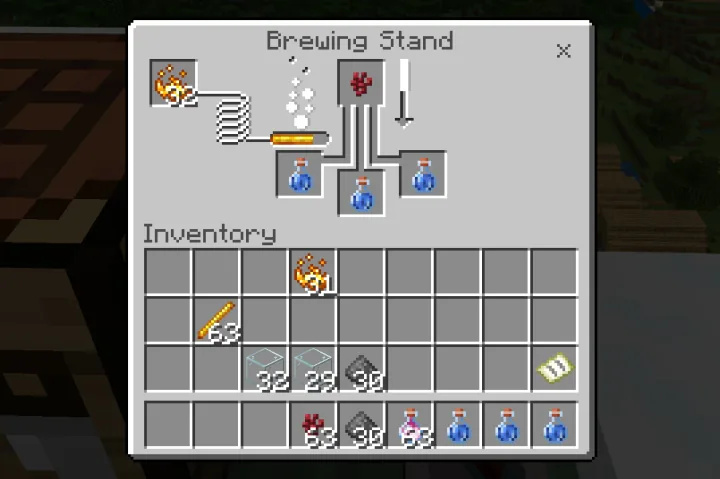 Hướng dẫn cách chế tạo các loại lọ thuốc phổ biến trong Minecraft
