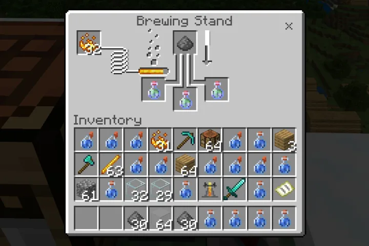 Hướng dẫn cách chế tạo các loại lọ thuốc phổ biến trong Minecraft
