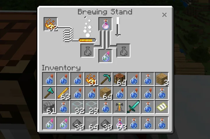 Hướng dẫn cách chế tạo các loại lọ thuốc phổ biến trong Minecraft