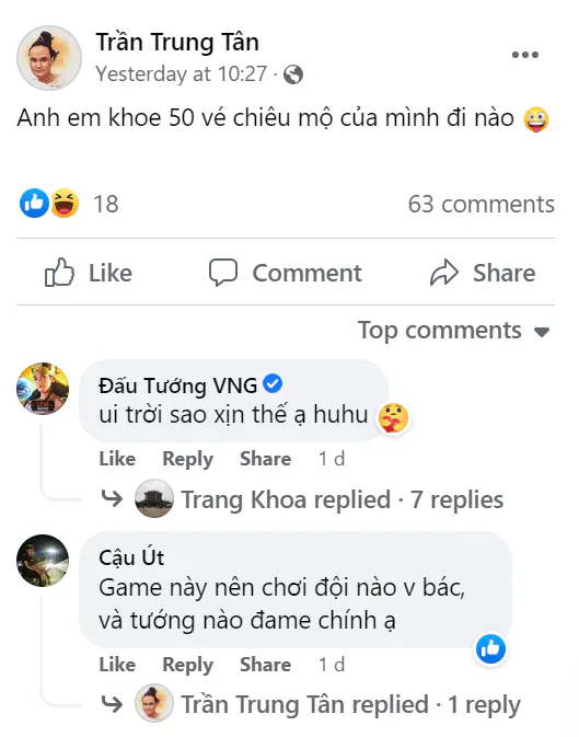 Chiến tích “vô tiền khoáng hậu” của cộng đồng game thủ Đấu Tướng VNG sau 1 ngày ra mắt