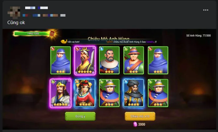 Chiến tích “vô tiền khoáng hậu” của cộng đồng game thủ Đấu Tướng VNG sau 1 ngày ra mắt