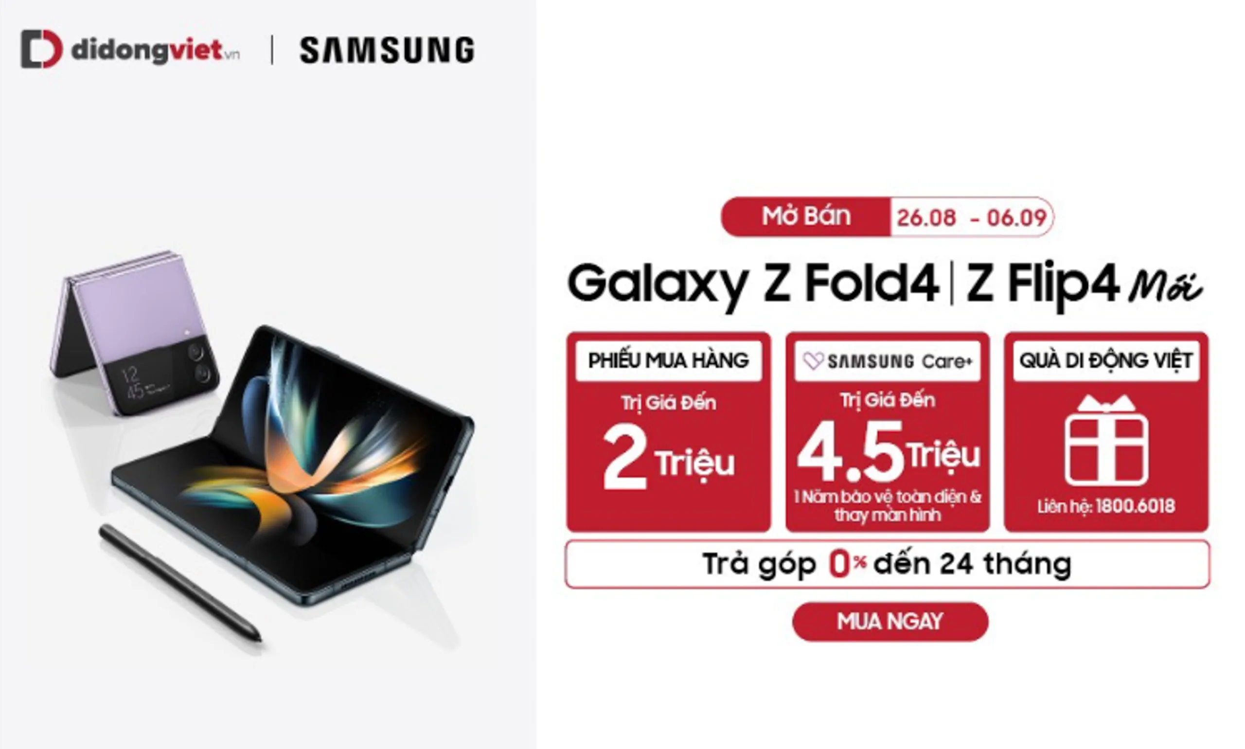 Di Động Việt mở bán sớm Galaxy Z mới ngay trong đêm, siêu phẩm đến tay hơn 500 khách hàng
