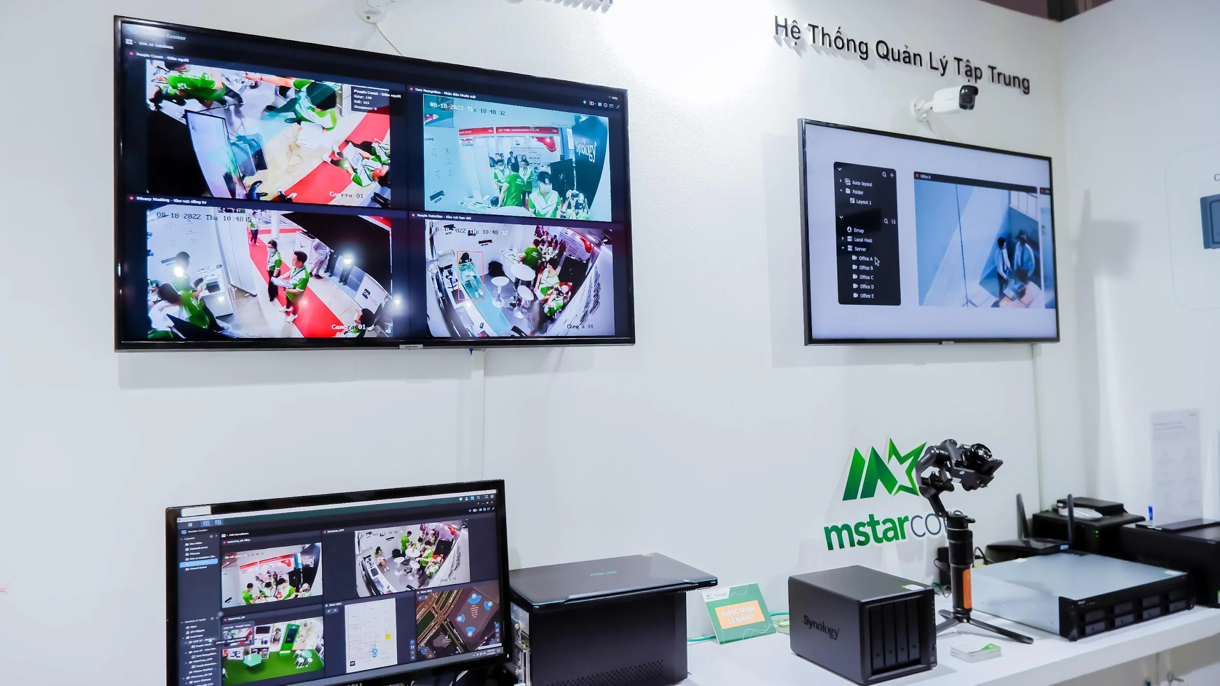 Giải pháp lưu trữ camera tập trung toàn diện Synology tại sự kiện Secutech Vietnam 2022