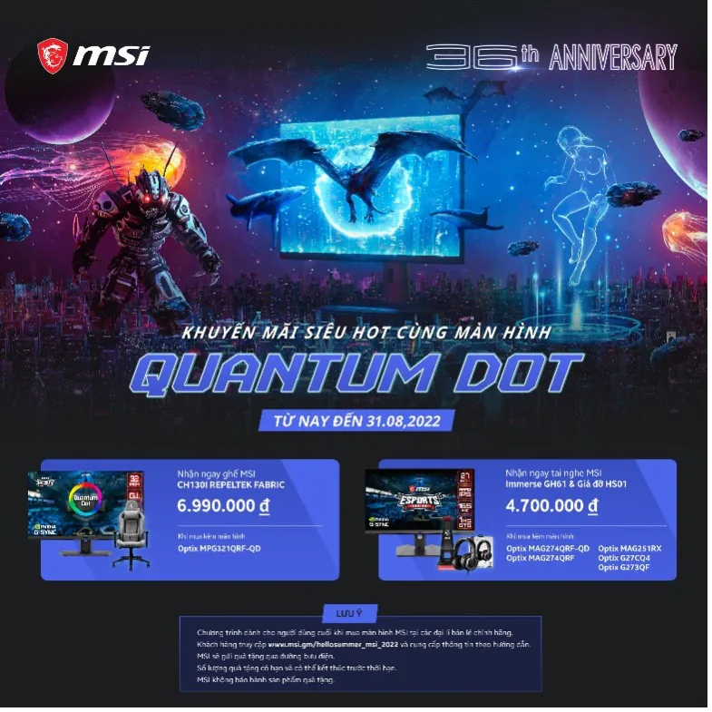 Loạt hoạt động ấn tượng Mừng kỷ niệm 36 năm thành lập của hãng phần cứng toàn cầu MSI